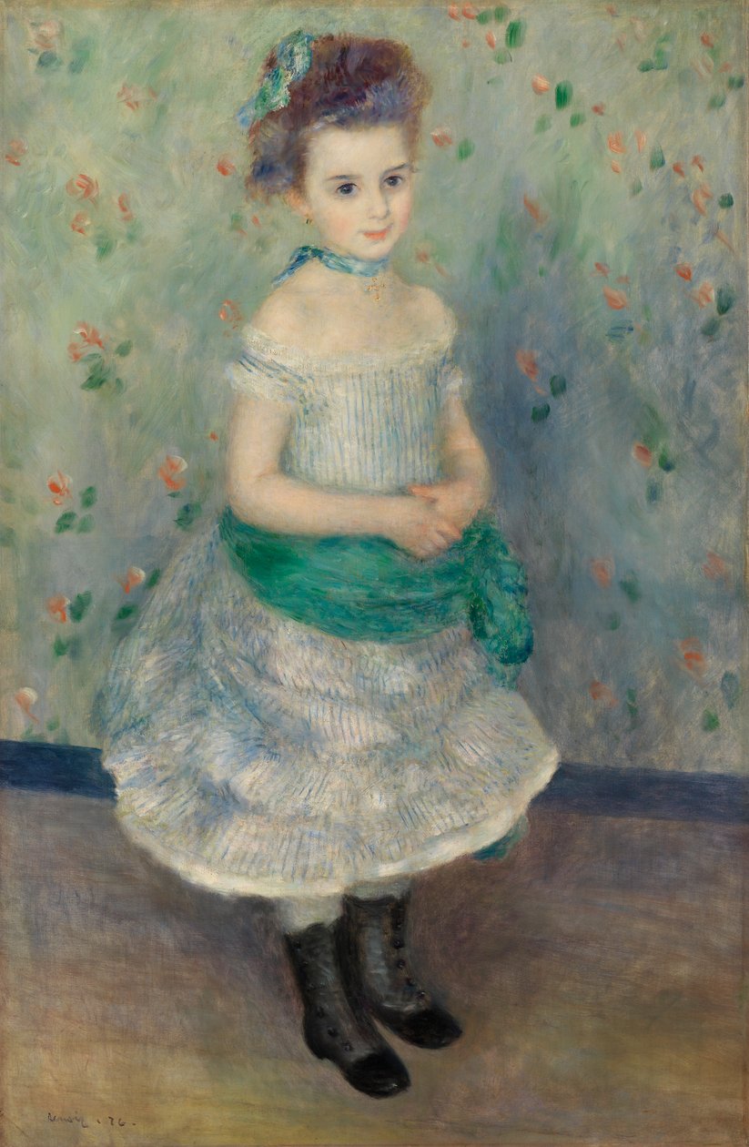 Porträt von Jeanne Durand-Ruel von Pierre-Auguste Renoir