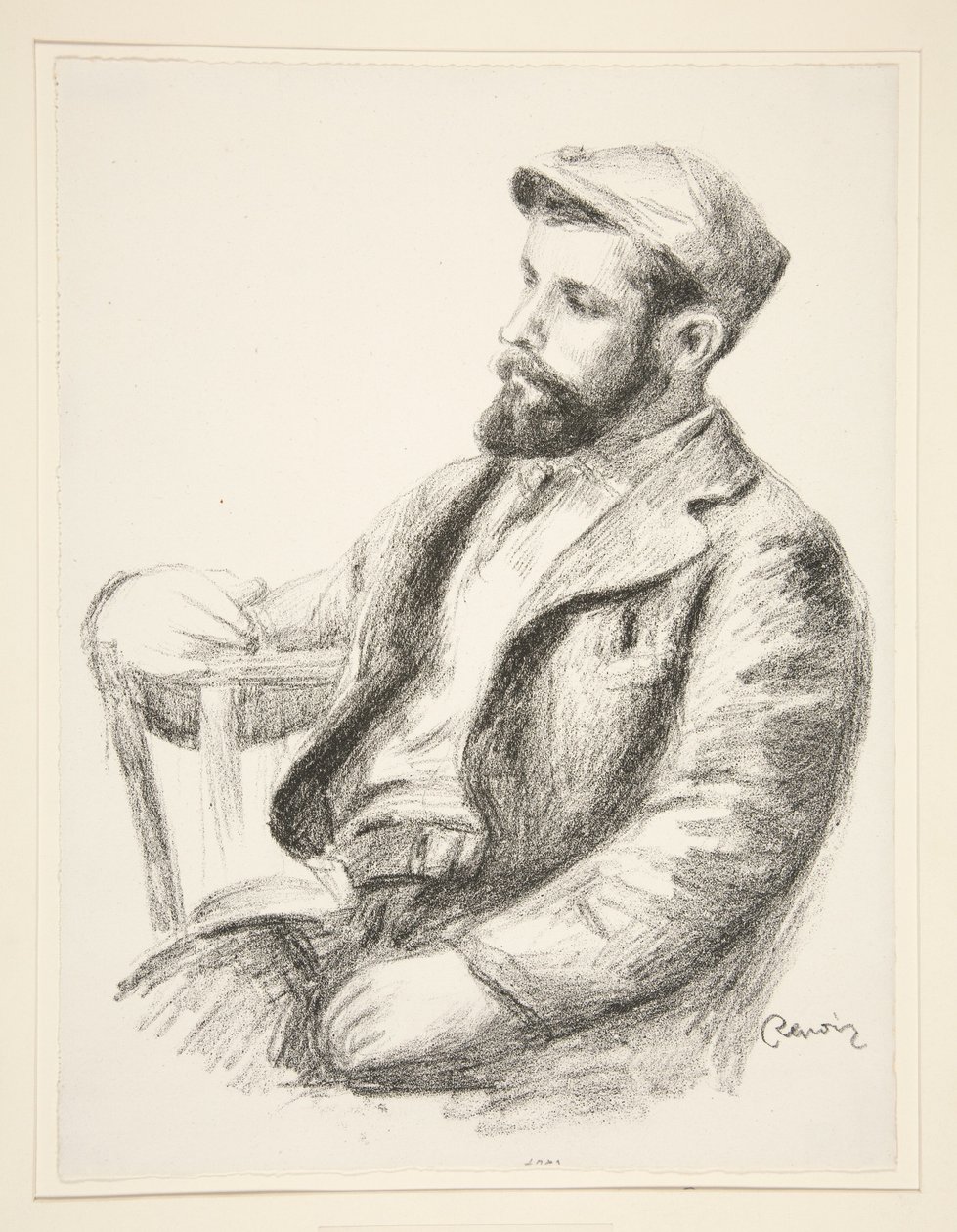 Porträt von Louis Valtat von Pierre-Auguste Renoir