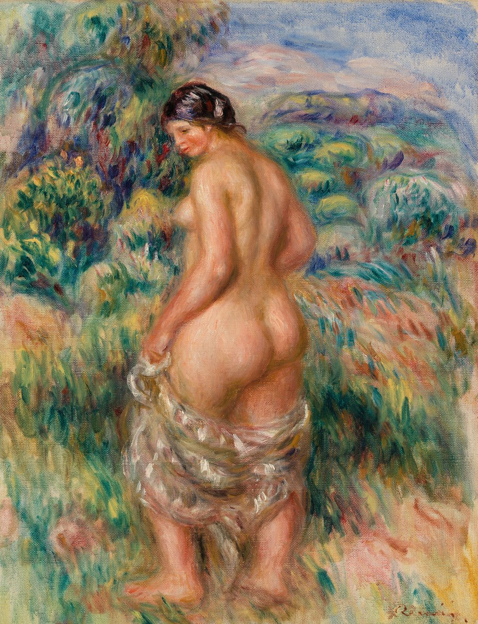 Stehende Badende von Pierre-Auguste Renoir