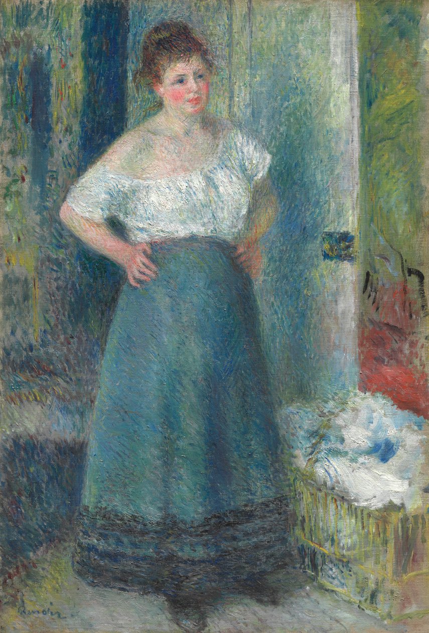 Die Wäscherin von Pierre-Auguste Renoir