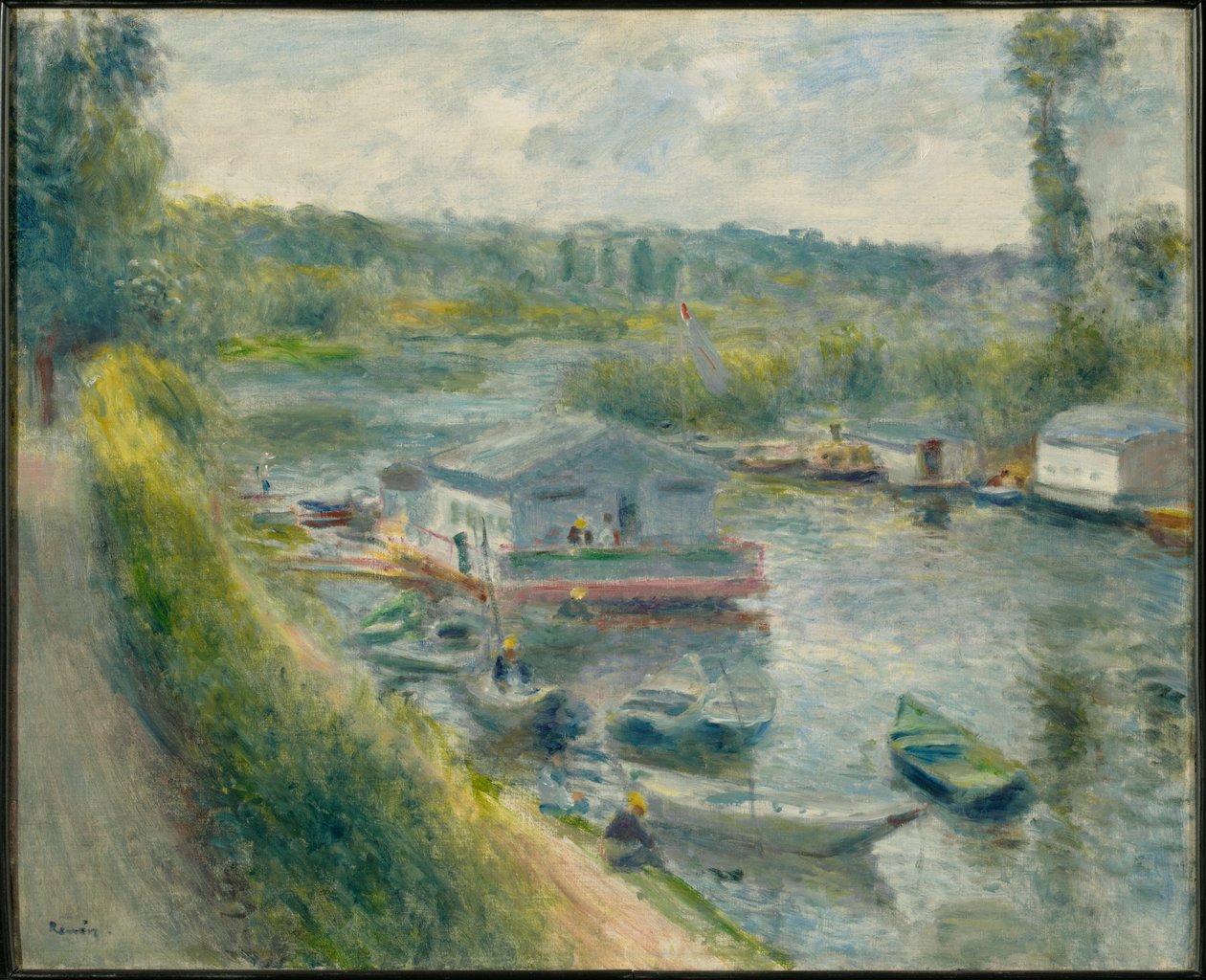 Waschhaus-Boot in Bas-Meudon von Pierre-Auguste Renoir