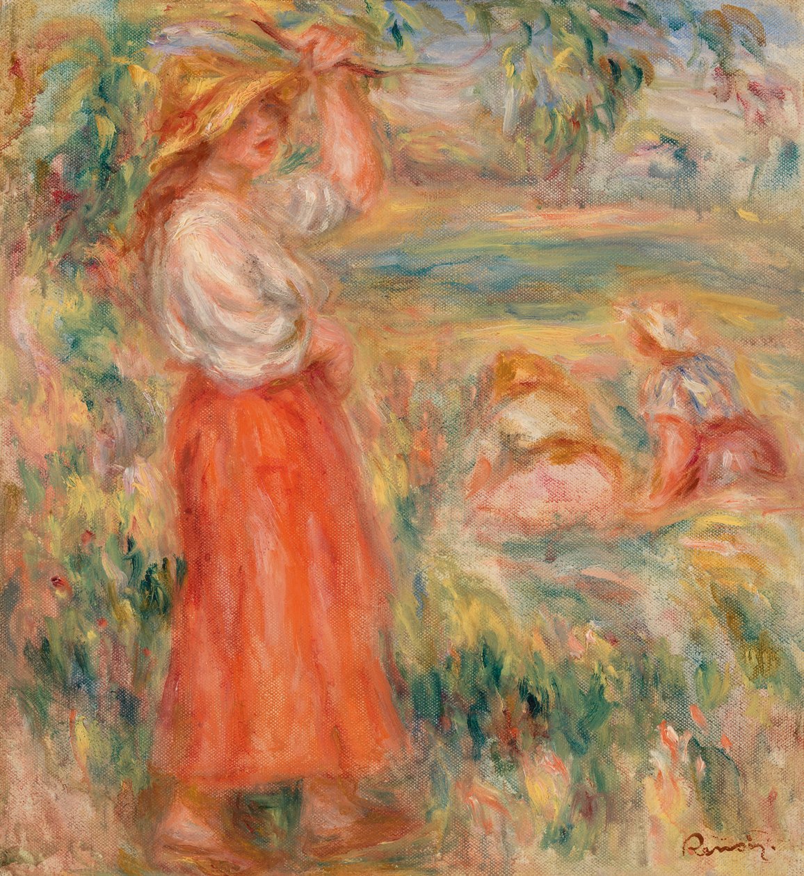 Frauen auf den Feldern von Pierre-Auguste Renoir