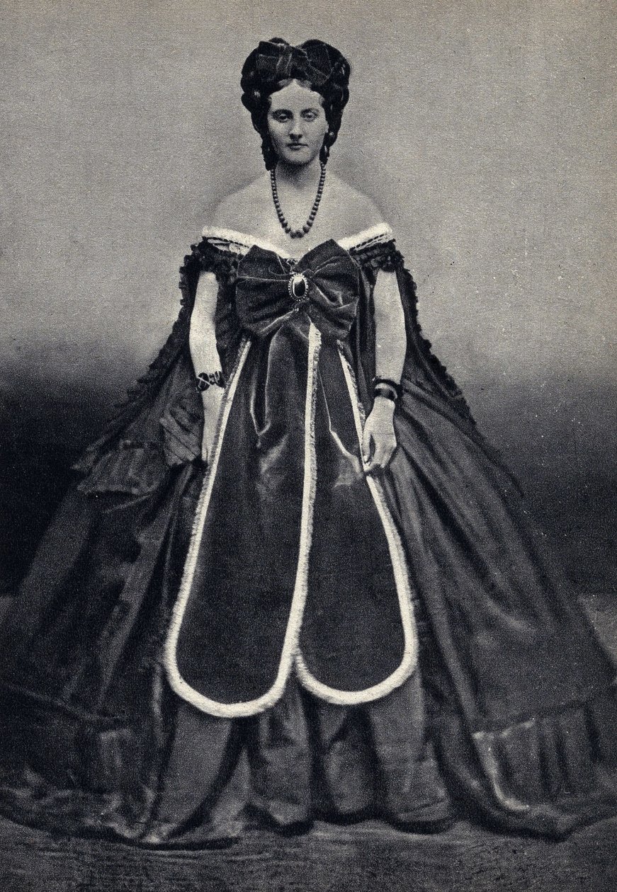 Porträt der „Halbweltlichen“, der Castiglione von Pierson. Fotografie, Ende des 19. Jahrhunderts von Pierre Louis Pierson