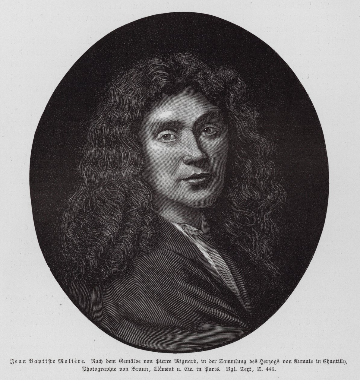 Molière, französischer Dramatiker und Schauspieler von Pierre (after) Mignard