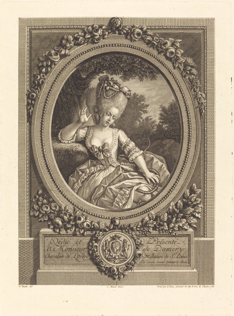 Die Gefahr der Haine von Pierre Adrien Le Beau after Nicolas Tanché