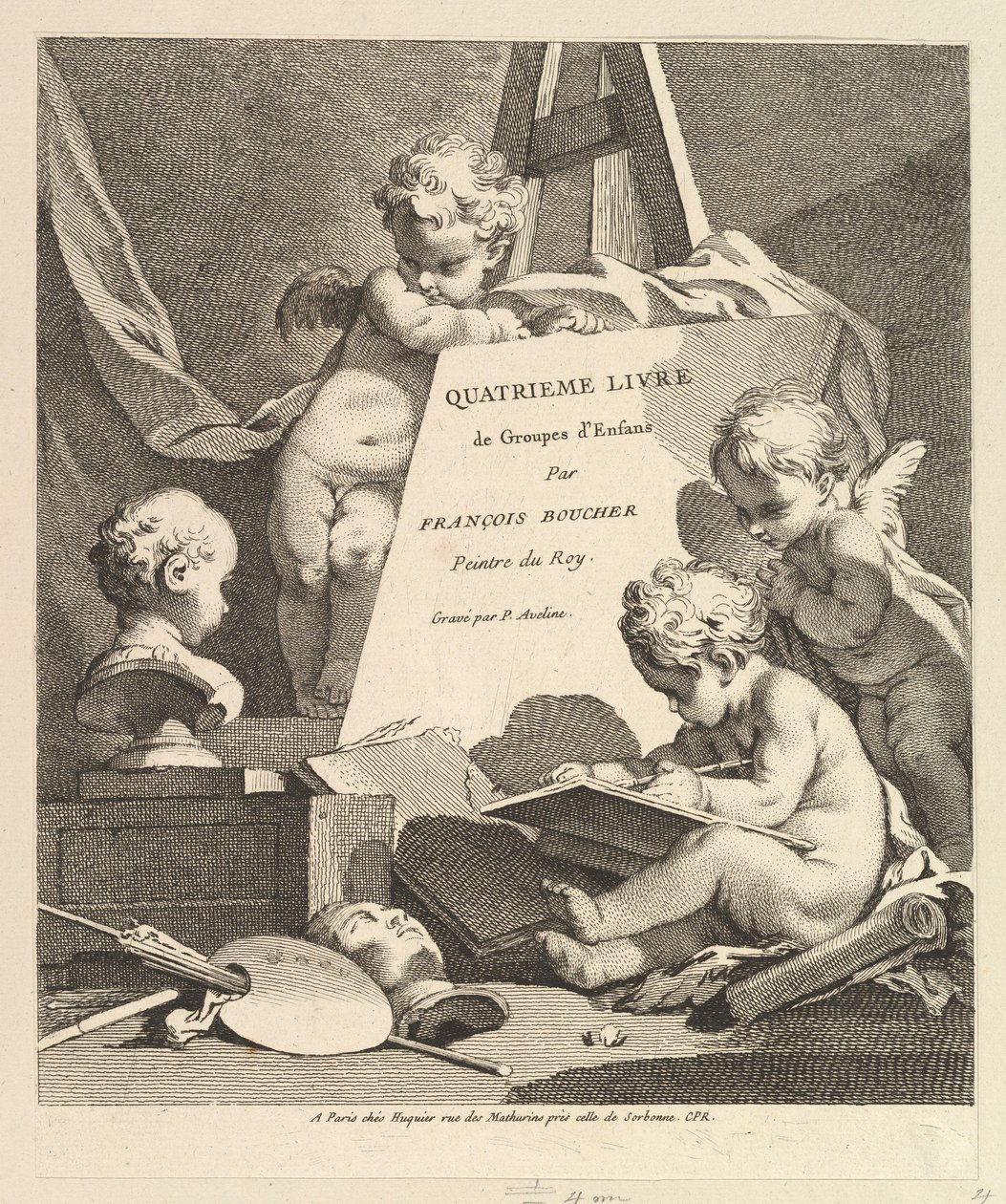 Frontispiz von Pierre-Alexandre Aveline