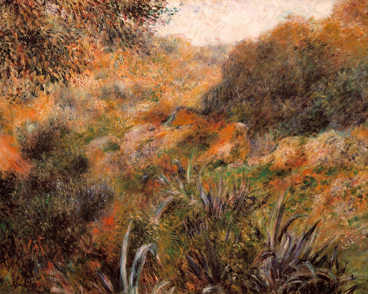 Algerische Landschaft, die Schlucht der wilden Frau von Pierre Auguste Renoir