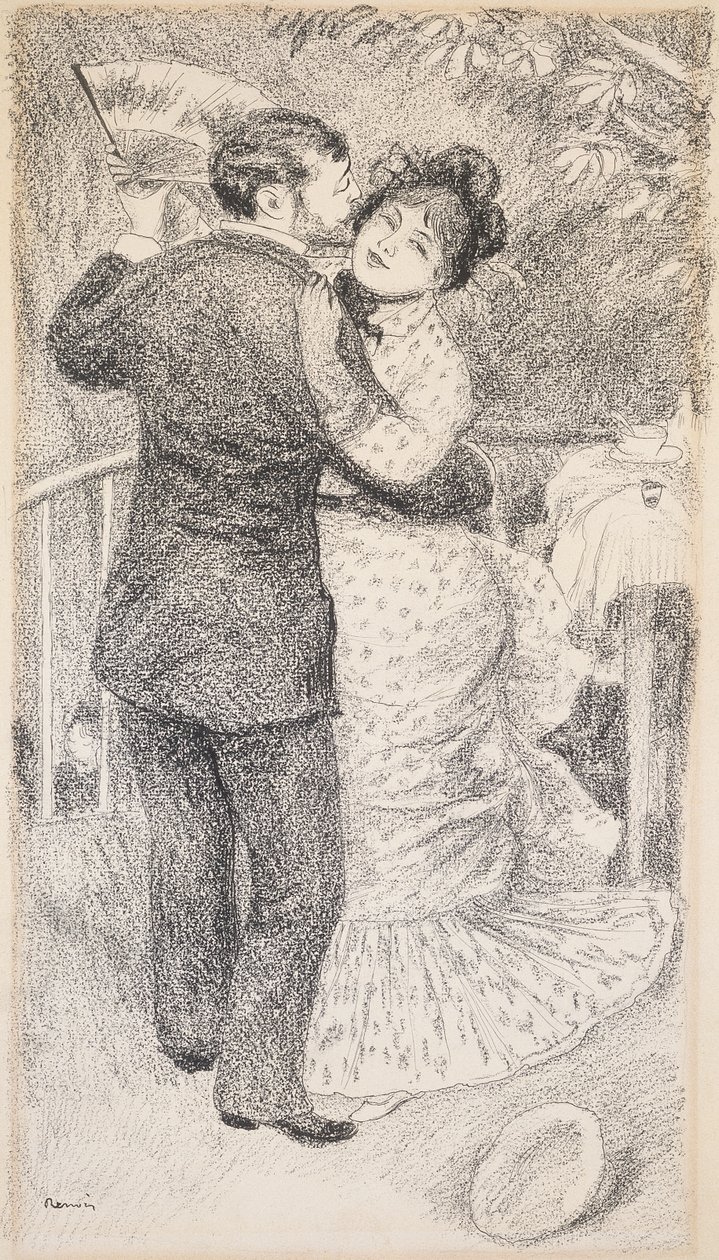 Ländlicher Tanz, 1883 von Pierre Auguste Renoir