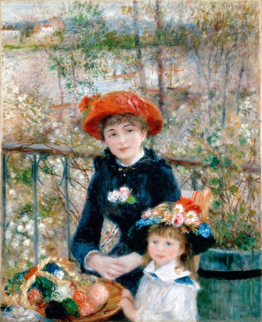Auf der Terrasse von Pierre-Auguste Renoir