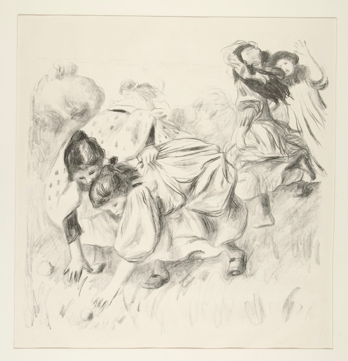Kinder spielen Ball von Pierre Auguste Renoir