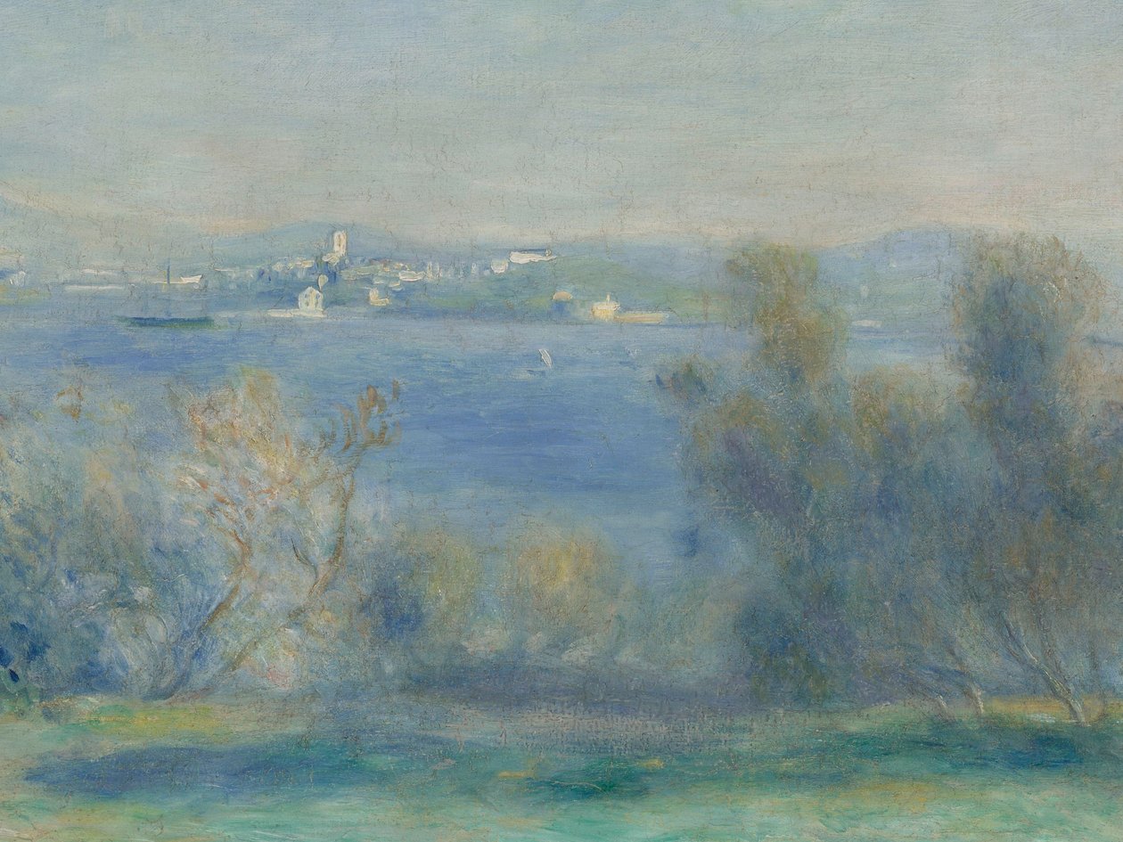 Landschaft am Mittelmeer (Blick auf Toulon) von Pierre Auguste Renoir