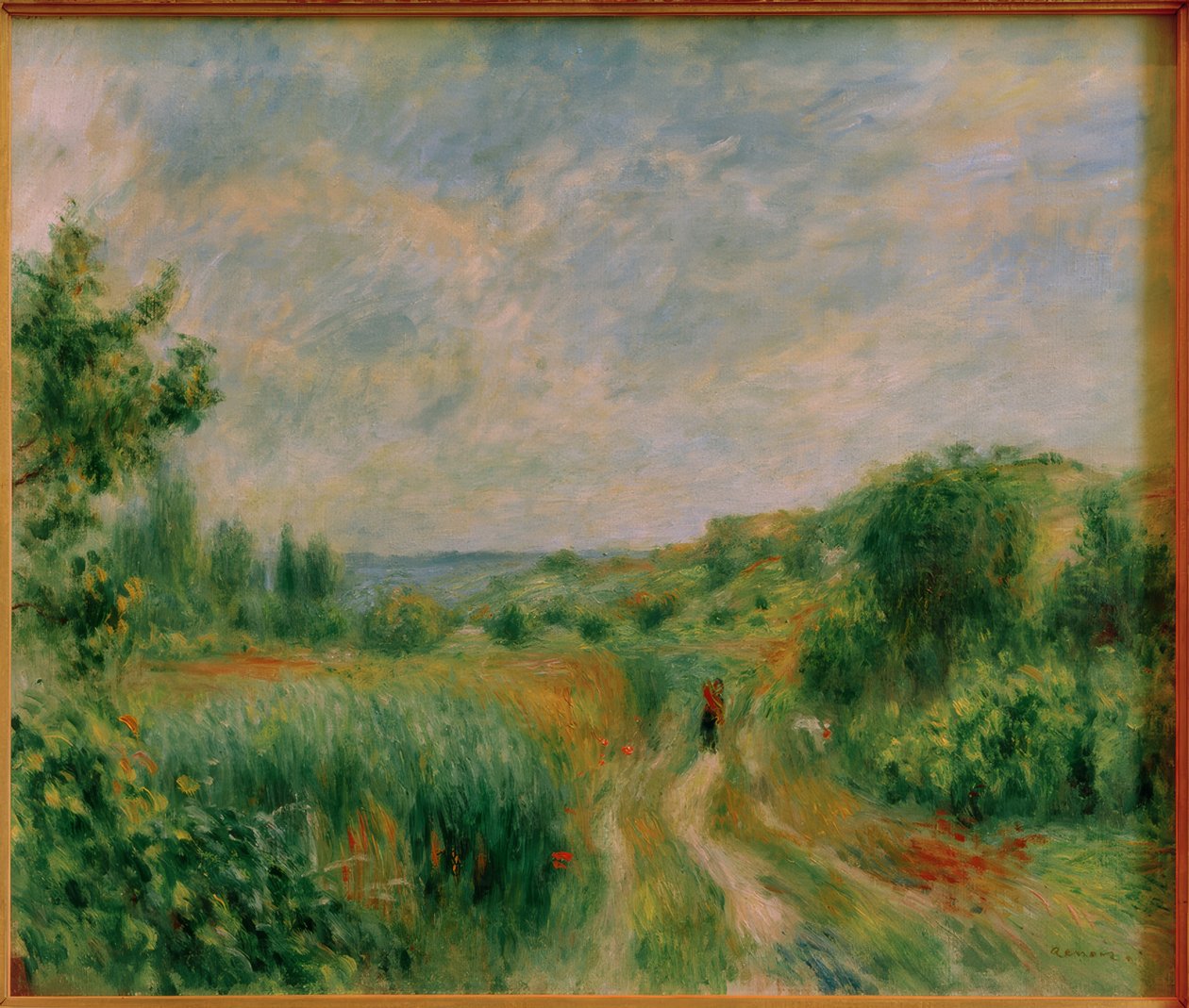 Landschaft bei Essoyes von Pierre Auguste Renoir