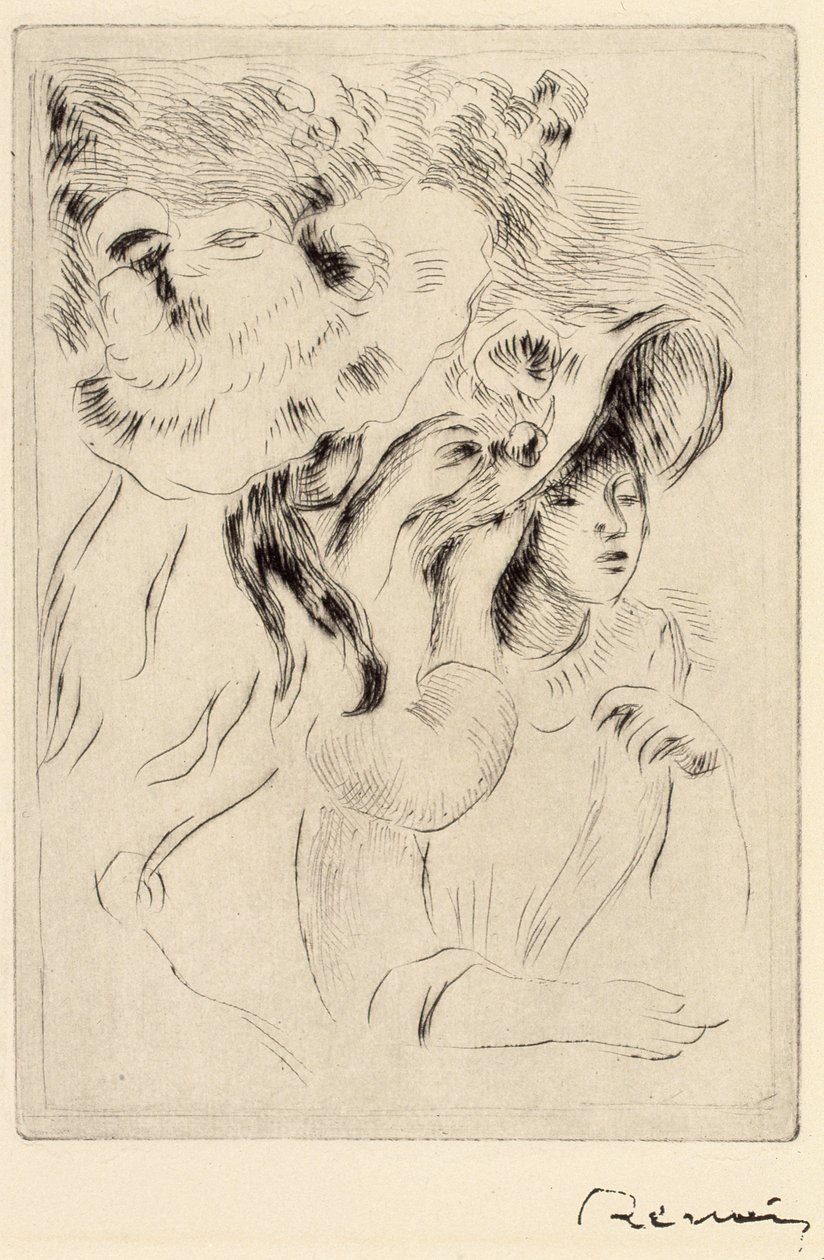 Le Chapeau Epinele von Pierre Auguste Renoir