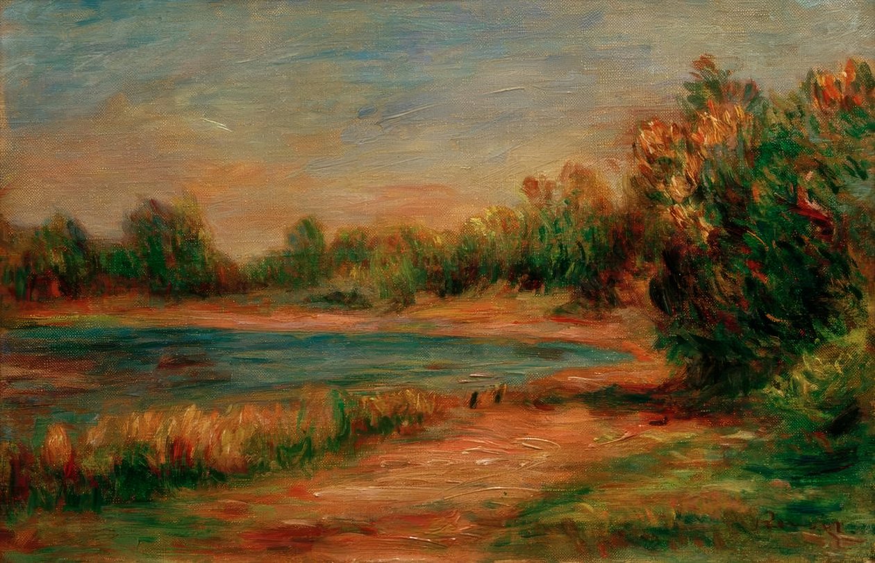 Landschaft in Guernsey von Pierre-Auguste Renoir