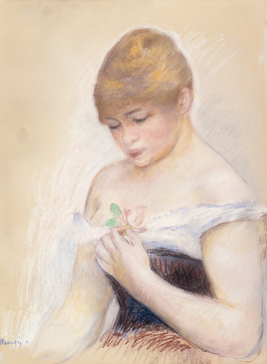 Porträt von Jeanne Samary, um 1879-80 von Pierre Auguste Renoir