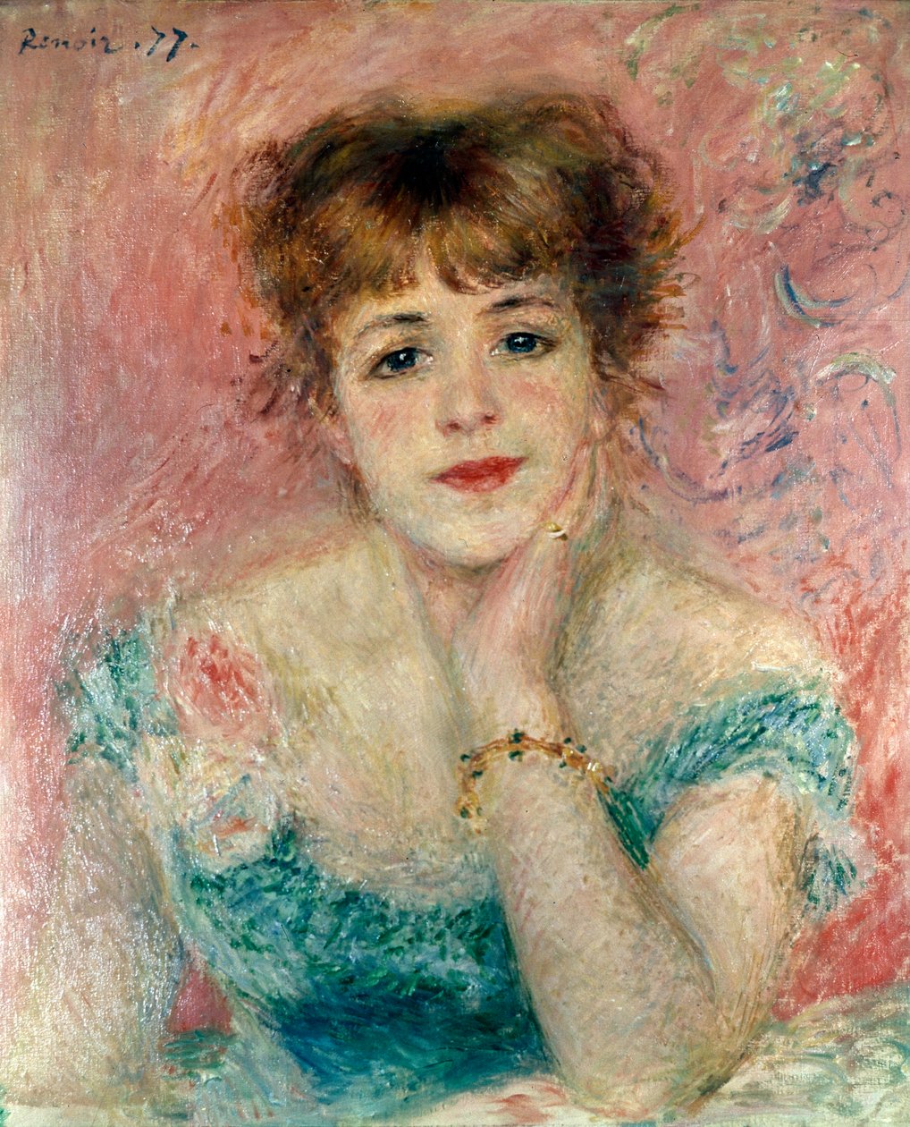Porträt der Schauspielerin Jeanne Samary von Pierre Auguste Renoir