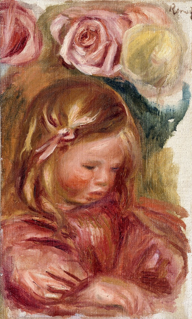 Studie, Coco in den Rosen von Pierre Auguste Renoir