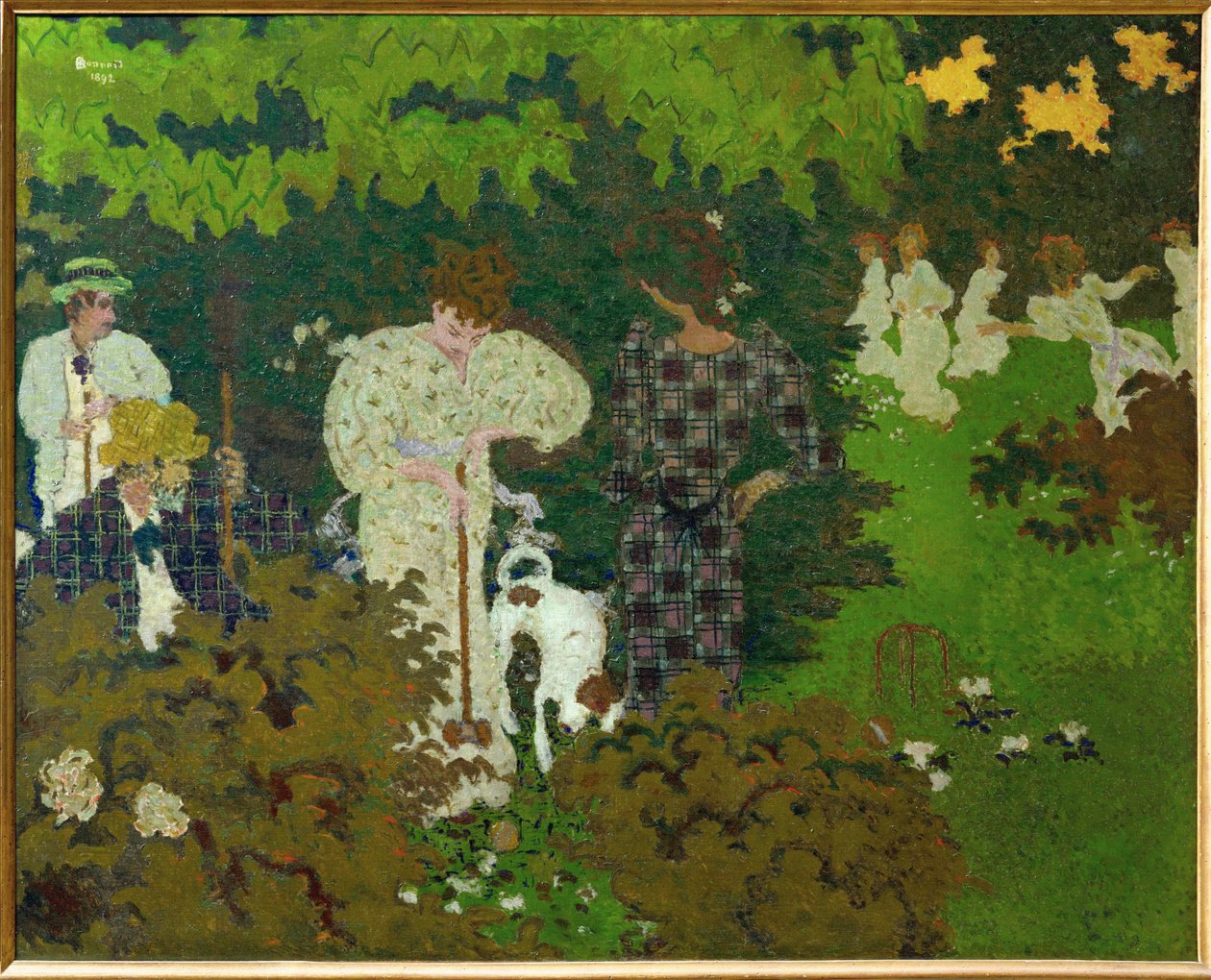 Dämmerung oder ein Krocketspiel von Pierre Bonnard