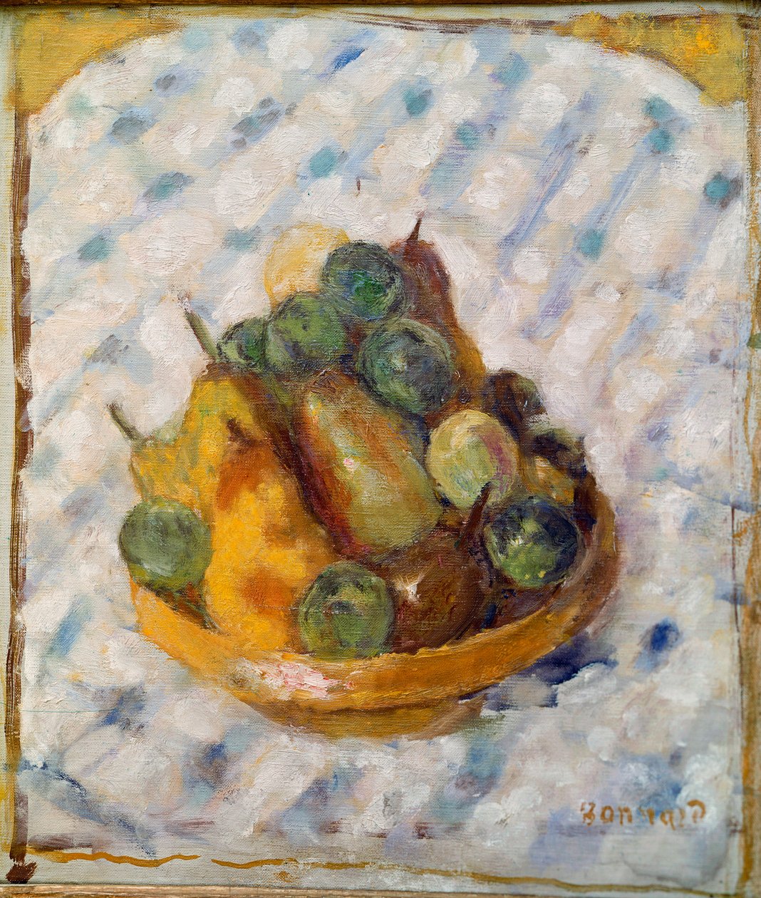 Stillleben mit Birnen und Pflaumen von Pierre Bonnard