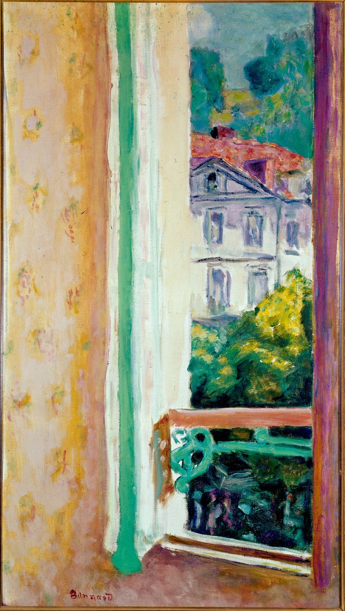 Offenes Fenster in Uriage von Pierre Bonnard