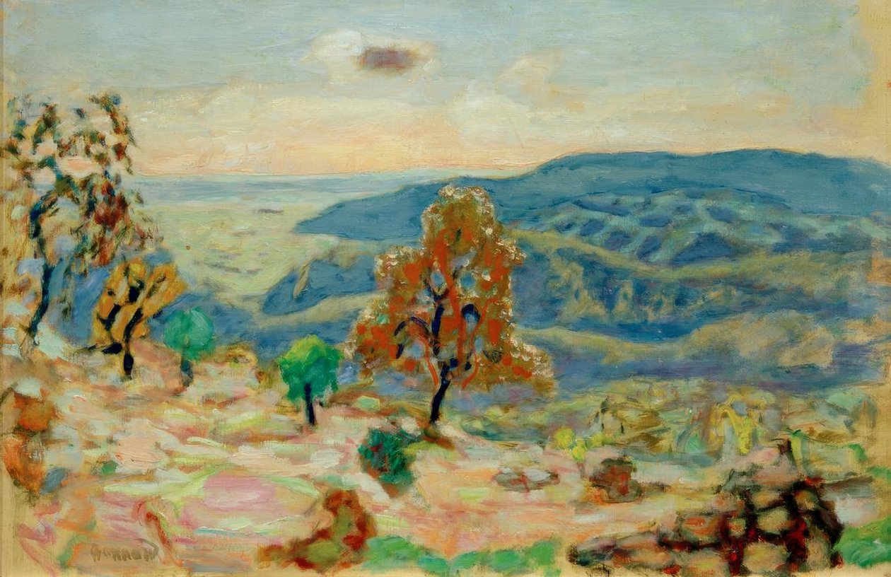 Paysage de montagne von Pierre Bonnard