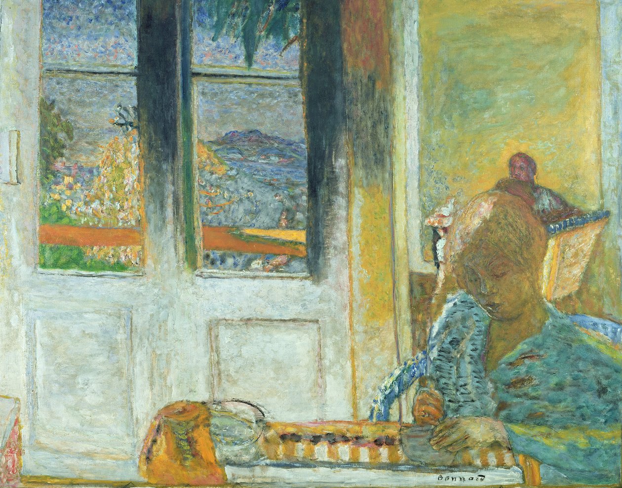 Die Französischen Fenster oder, Morgen in Le Cannet, 1933 von Pierre Bonnard