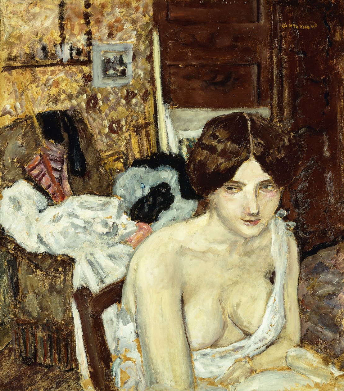 Das ruhende Modell, ca. 1910 von Pierre Bonnard