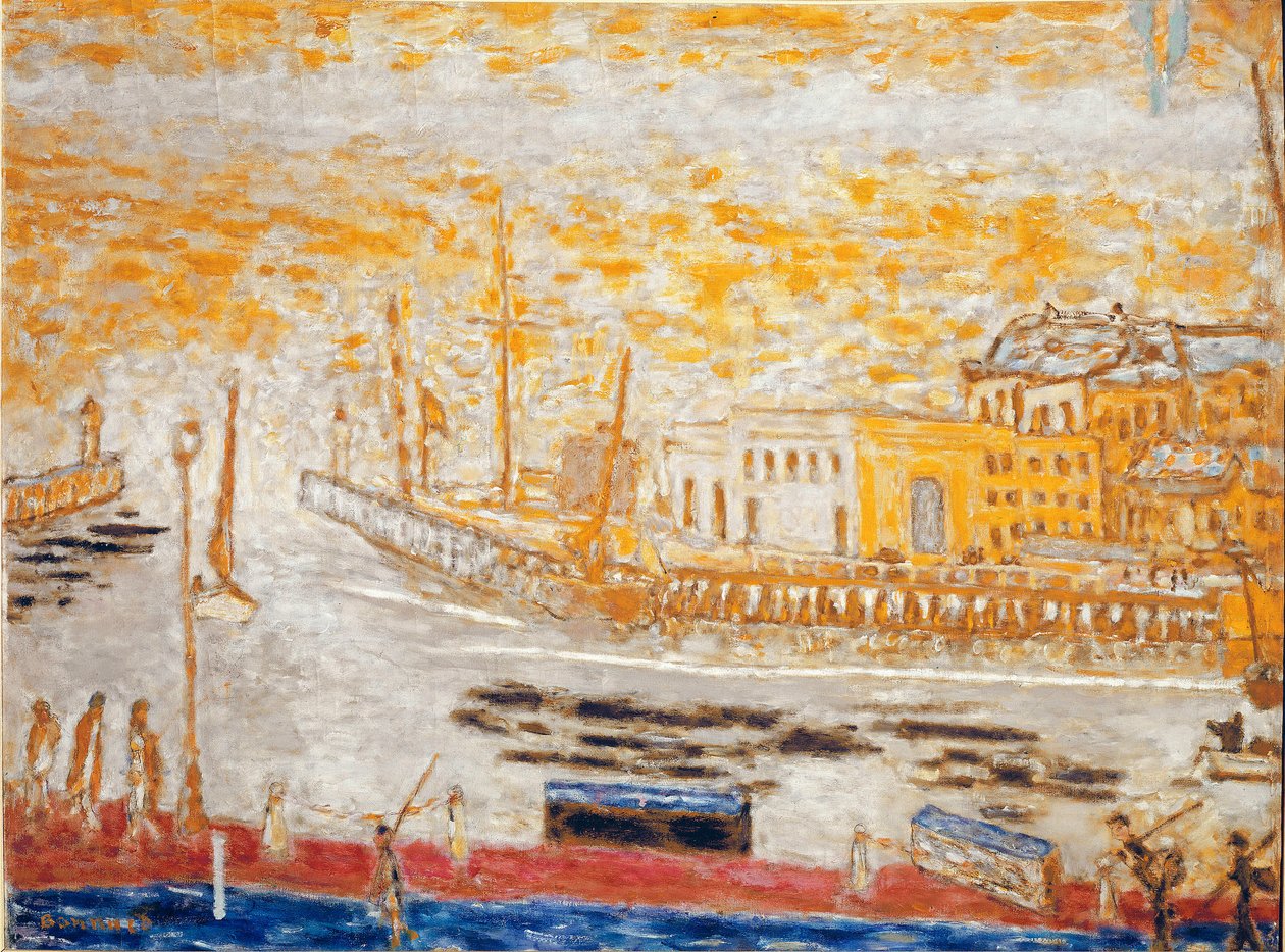Trouville, der Hafenausgang von Pierre Bonnard