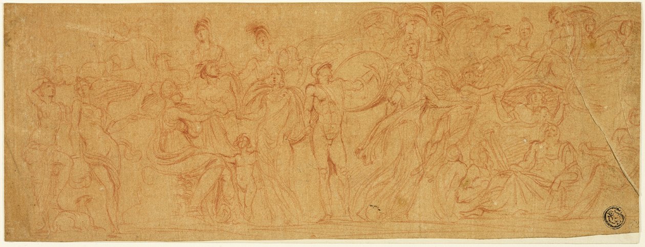 Sarkophag mit dem Urteil des Paris von Pierre Brebiette