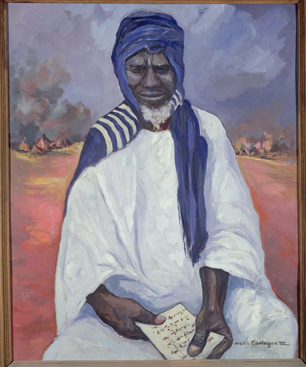 Porträt von Amami Samori Toure (ca.1830-1900) von Pierre Castagnez