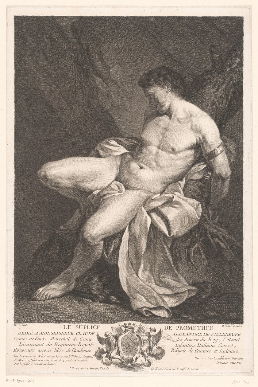 Prometheus gefesselt von Pierre Chenu