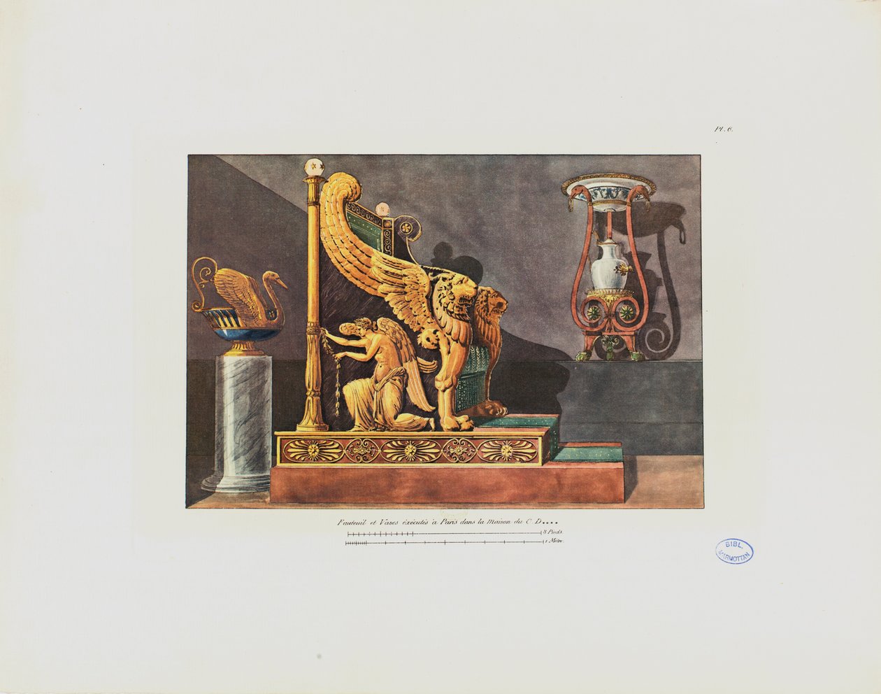 Sessel und Vase im Haus von C.D., aus 