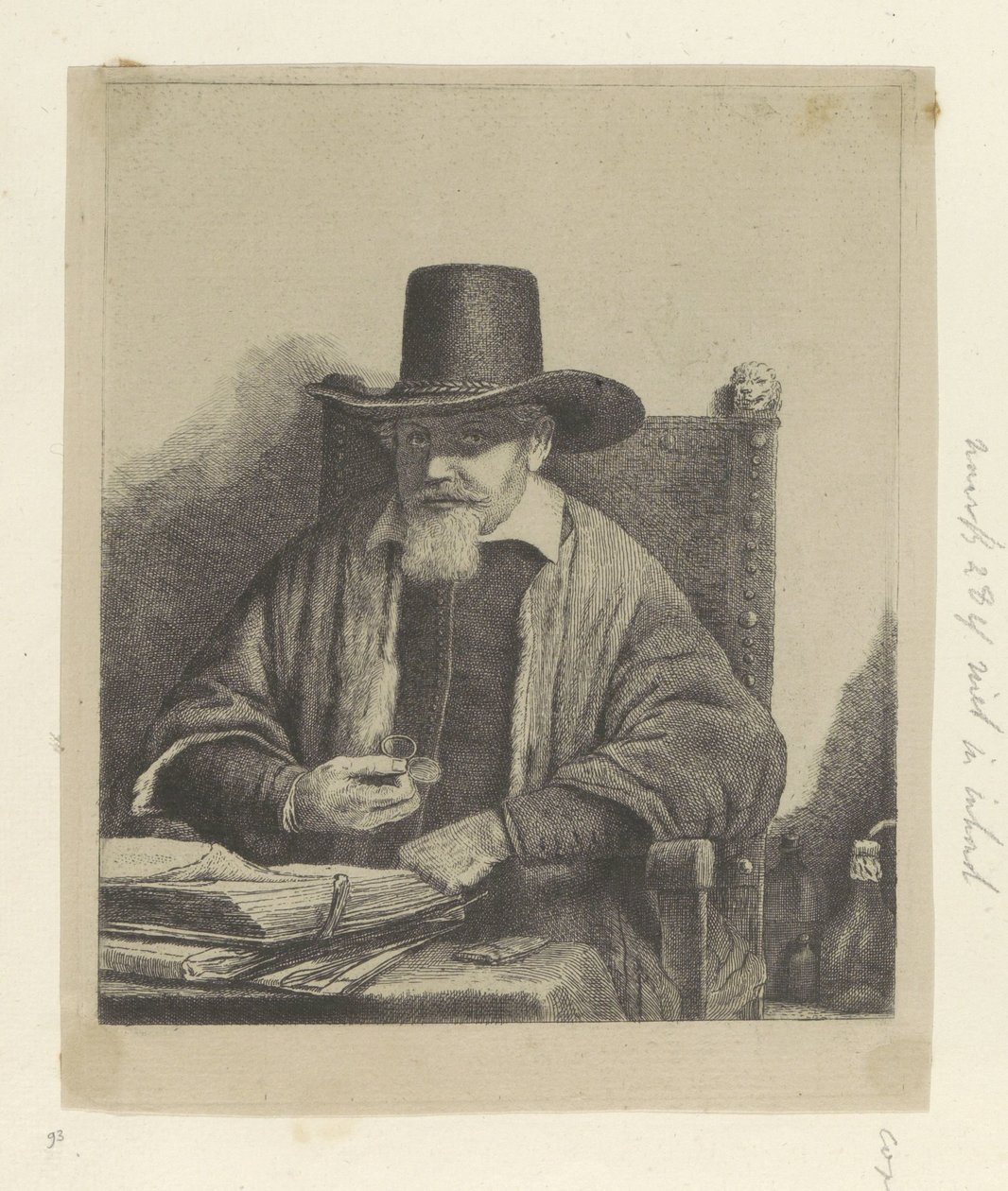 Porträt von Inspektor Arnold Tholinx von Pierre François Basan