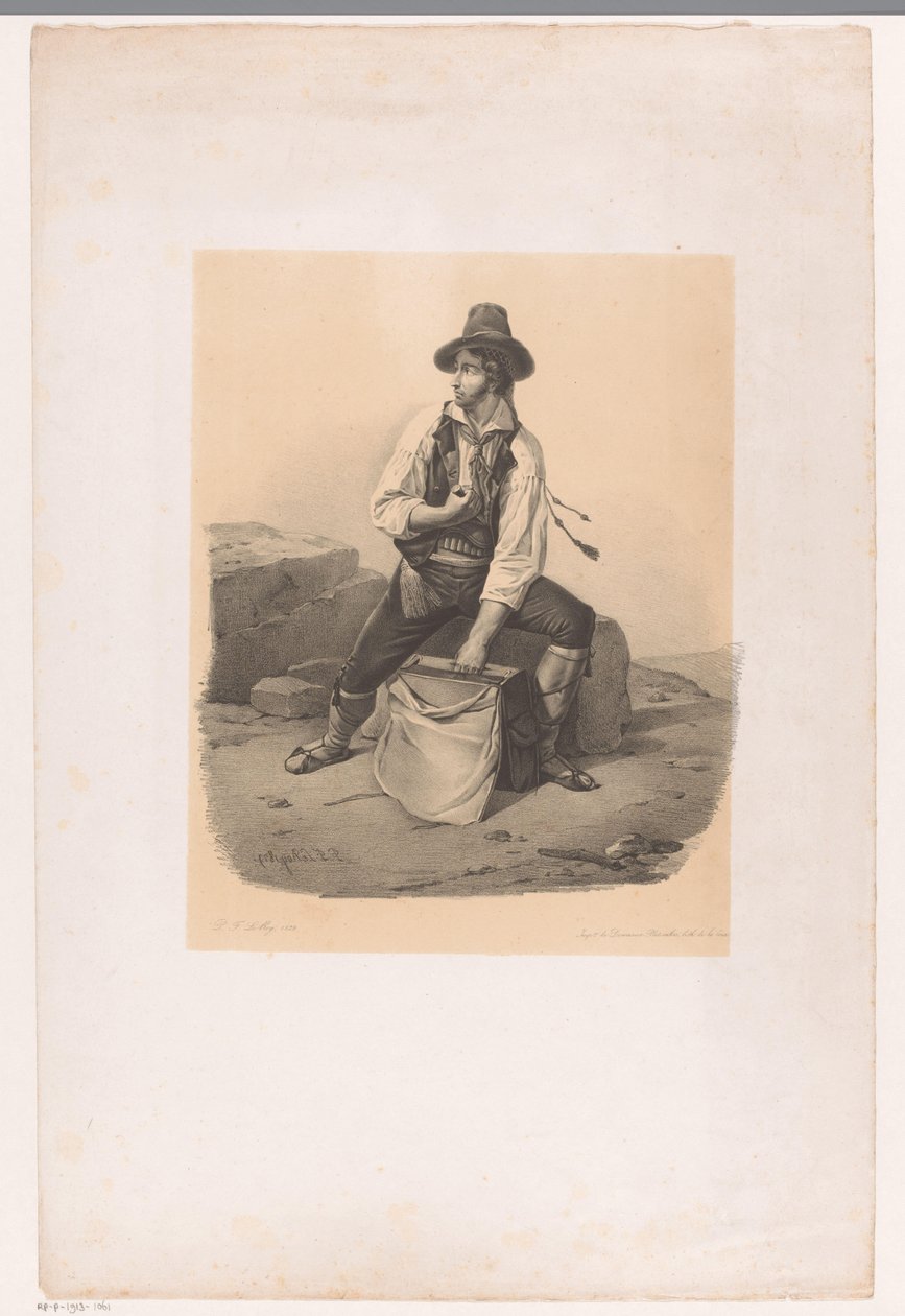 Stehlender Bettler von Pierre François le Roy