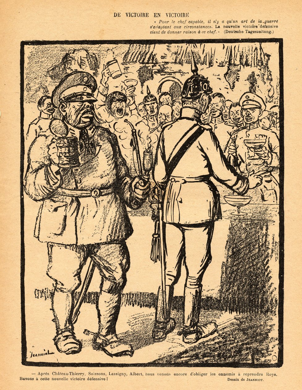 Le Lire rouge, Satirique en N & B von Pierre Georges Jeanniot