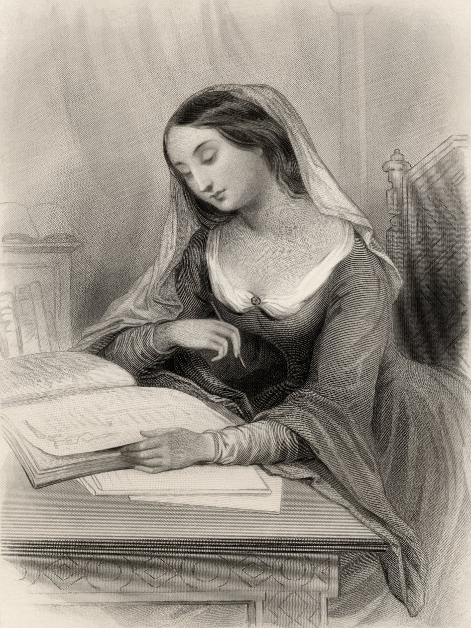 Heloise (1101-60) Illustration aus 