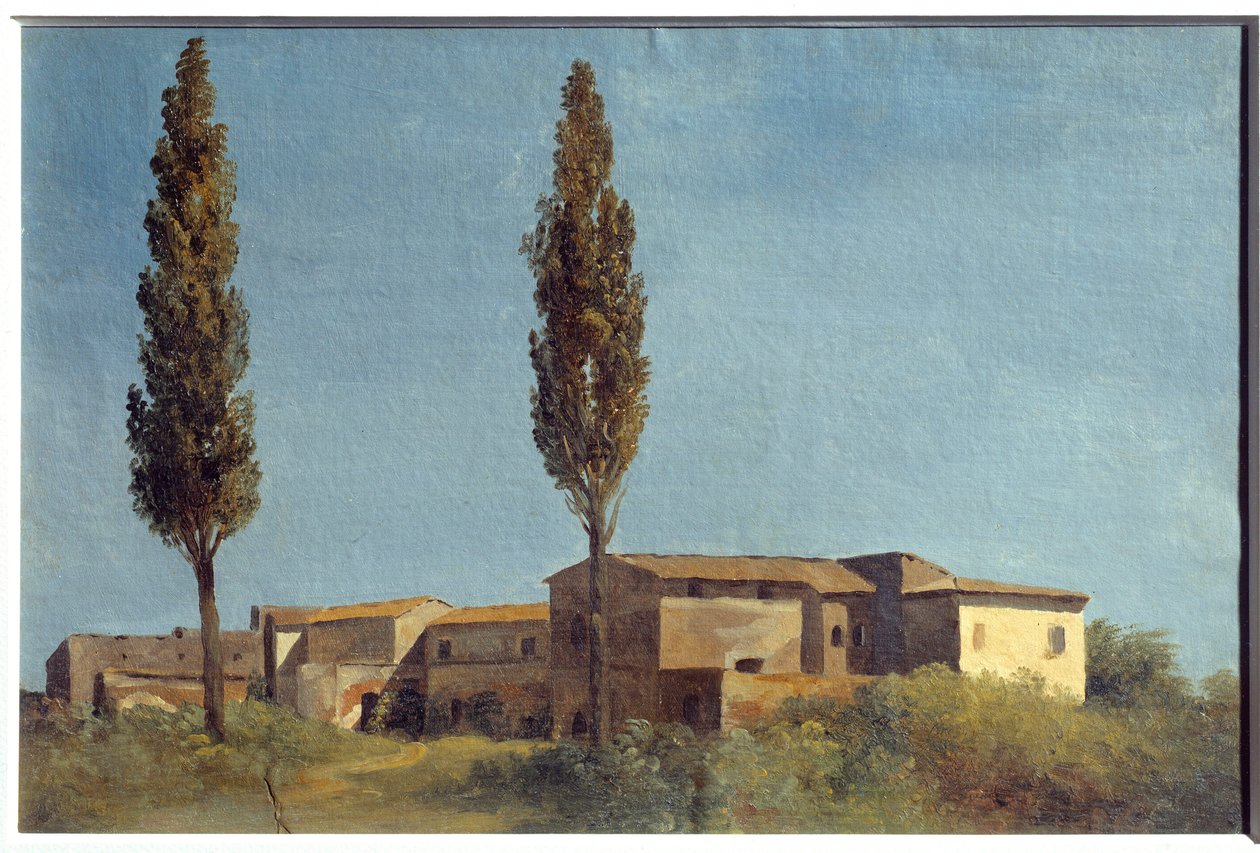 In der Villa Farnese, die zwei Pappeln von Pierre Henri de Valenciennes
