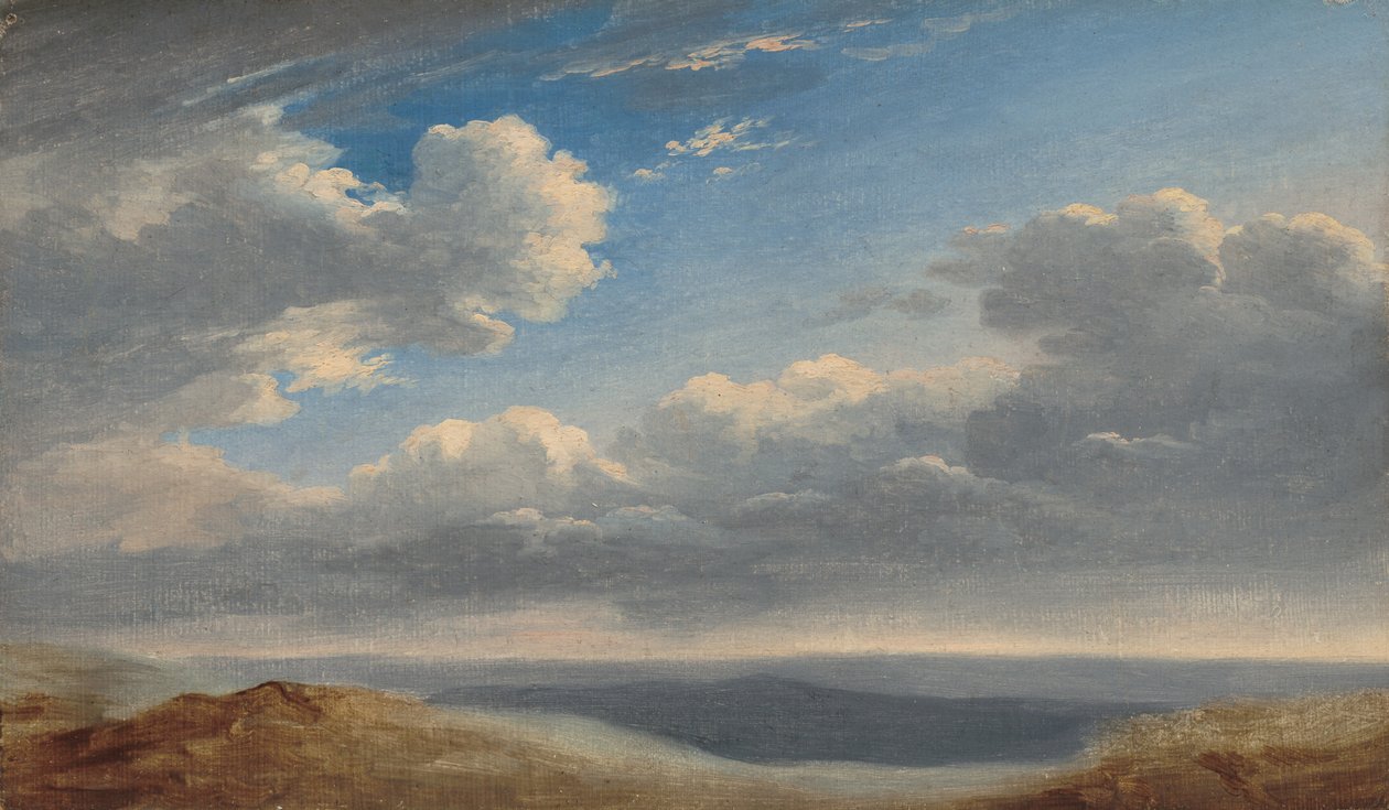 Studie von Wolken über der römischen Campagna, ca. 1782-1785 von Pierre Henri de Valenciennes