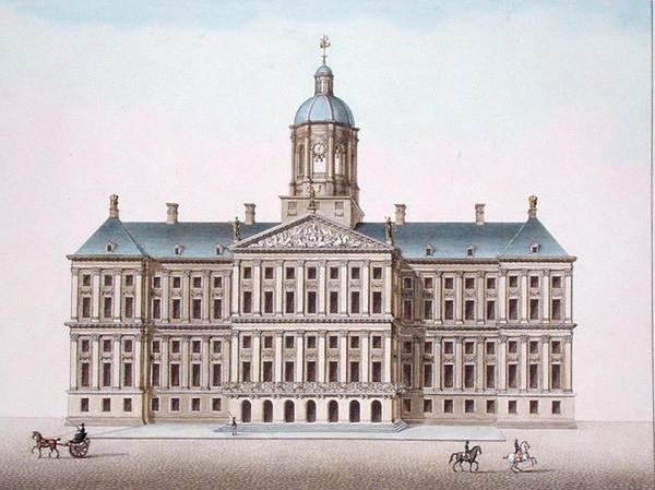 Königspalast in Amsterdam, aus 