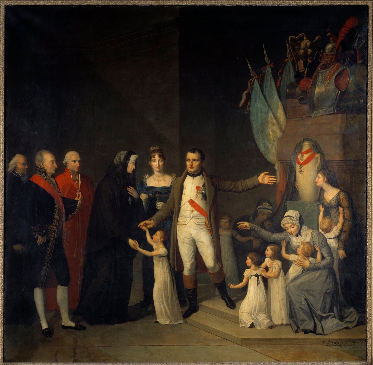 Gründung der Ehrenlegion-Bildungszentren mit Napoleon I. von Pierre Joseph Bazin