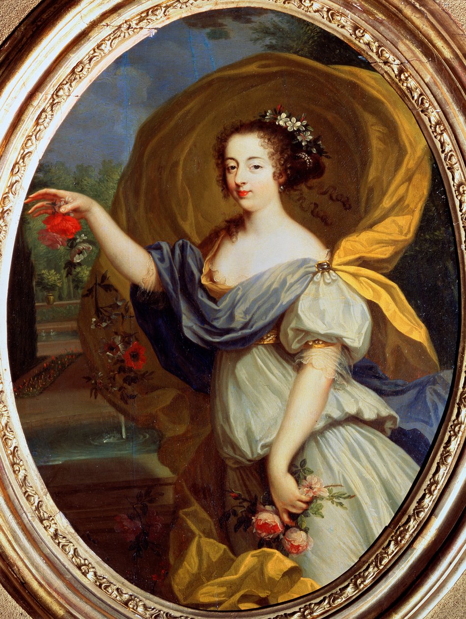 Porträt der Herzogin de la Valliere als Flora, 17. Jahrhundert von Pierre Mignard