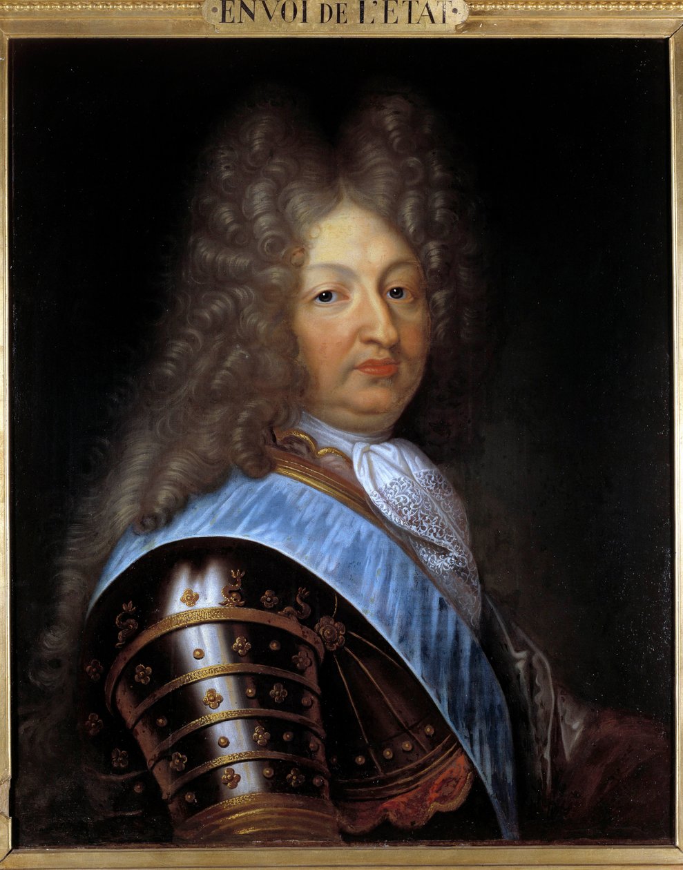 Porträt des Großen Dauphin (1661-1711), Sohn von Ludwig XIV. Gemälde von Pierre Mignard (1612-1695) 17. Jahrhundert von Pierre Mignard