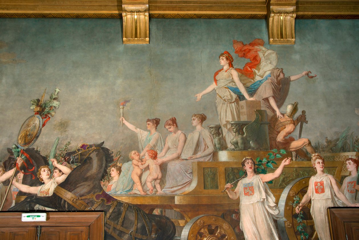 Der Triumph der Republik von Pierre Paul Lêon Glaize