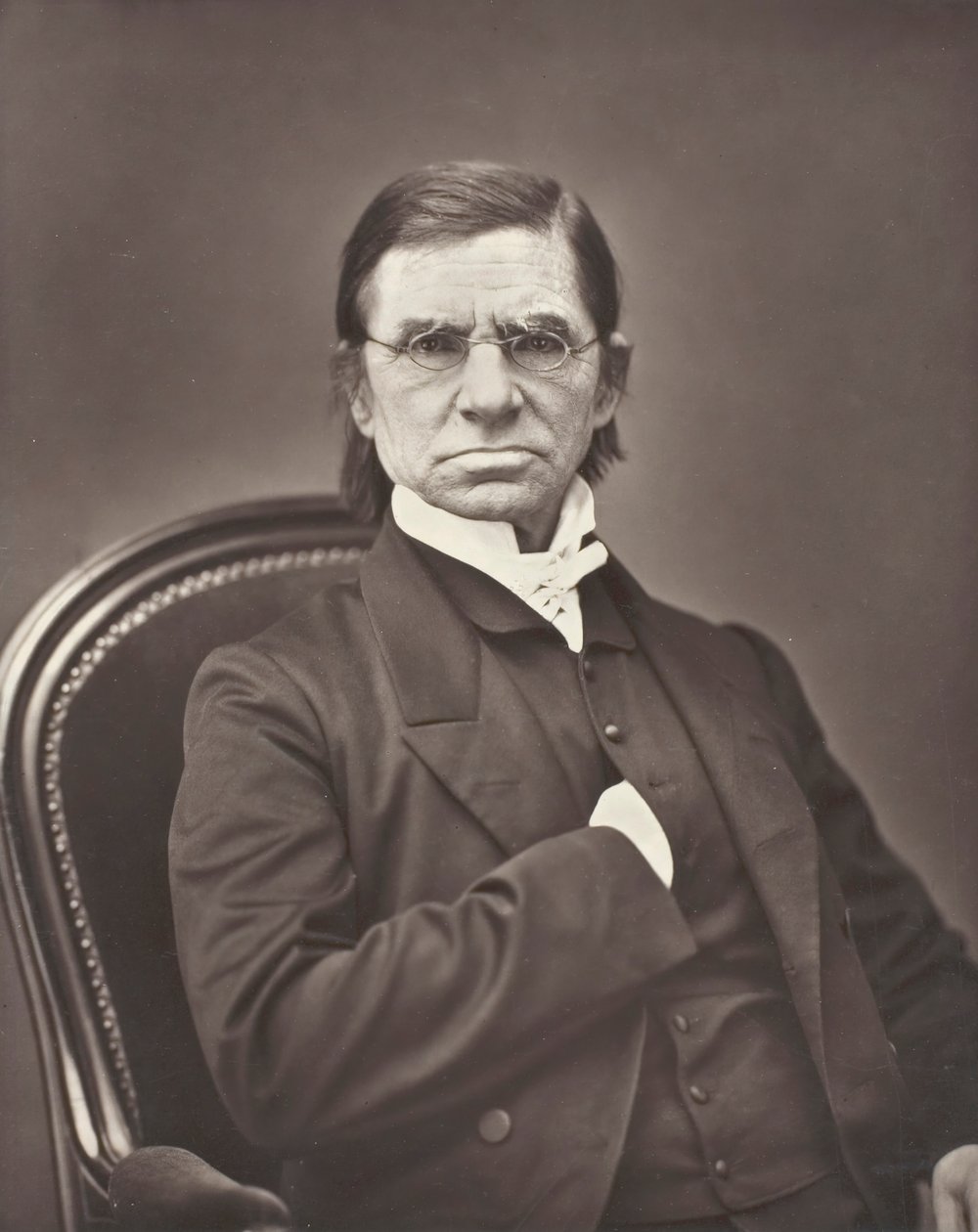Émile Littré, französischer Lexikograf und Philosoph von Pierre Petit