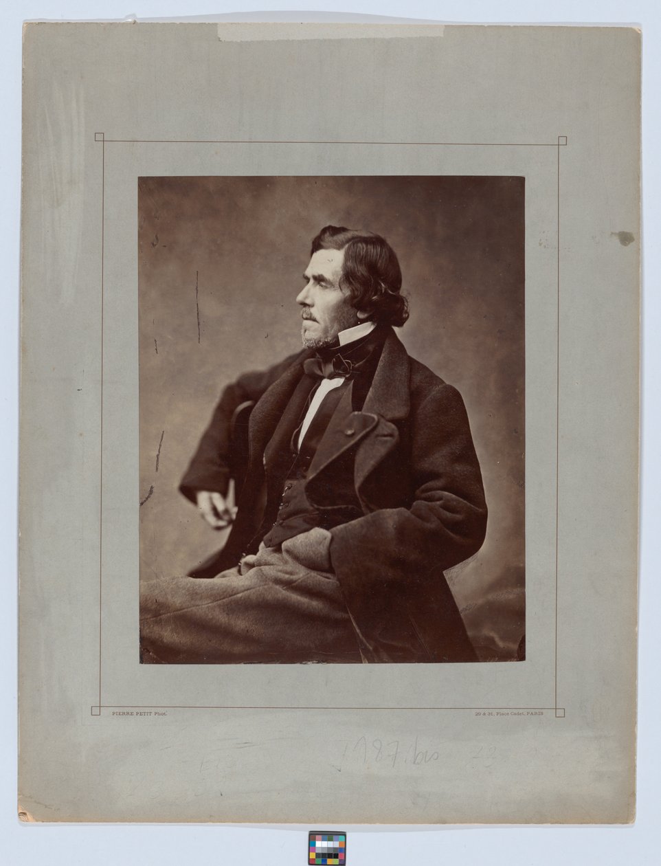 Porträt von Delacroix von Pierre Petit