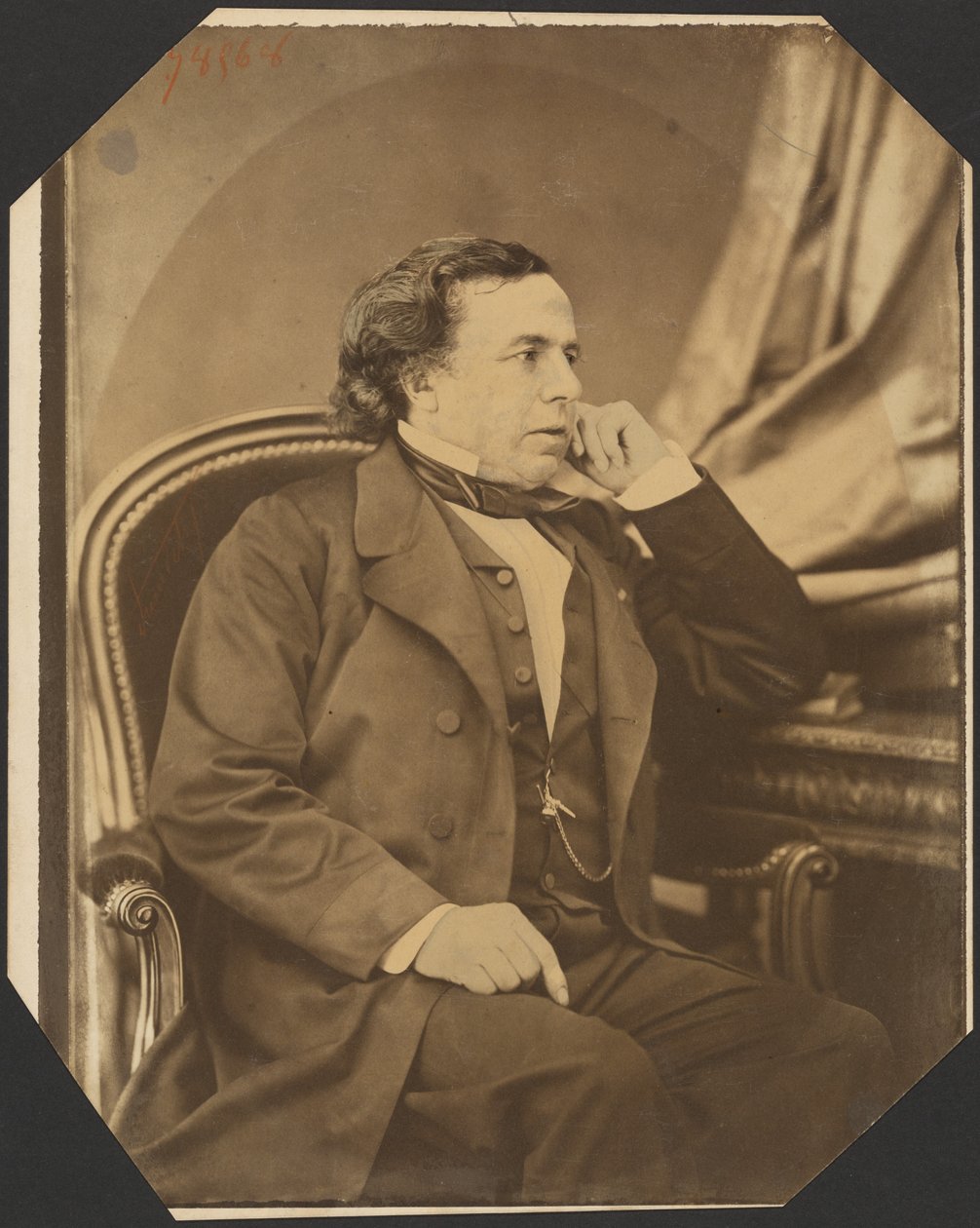 [Porträt von Victor-Auguste-Francois Morel-Lavallee] von Pierre Petit