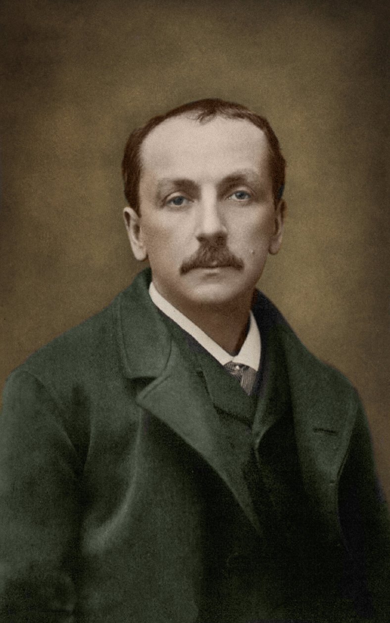 Porträt des französischen Komponisten Edmond Audran (1840/1842-1901) Fotografie von Pierre Petit, um 1886 von Pierre Petit