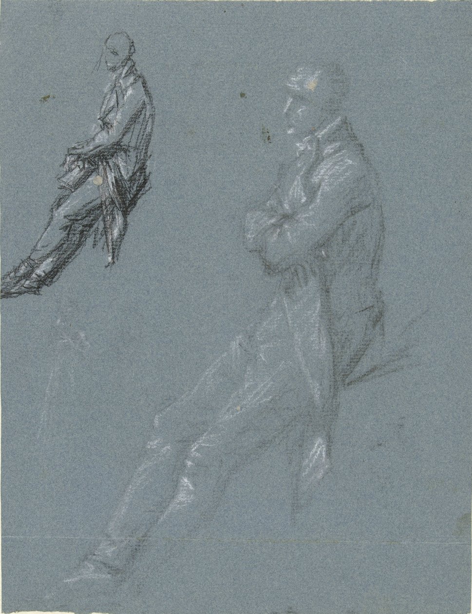 Zwei Studien von Rutger Jan Schimmelpenninck und eine Skizze seiner Frau von Pierre Prud