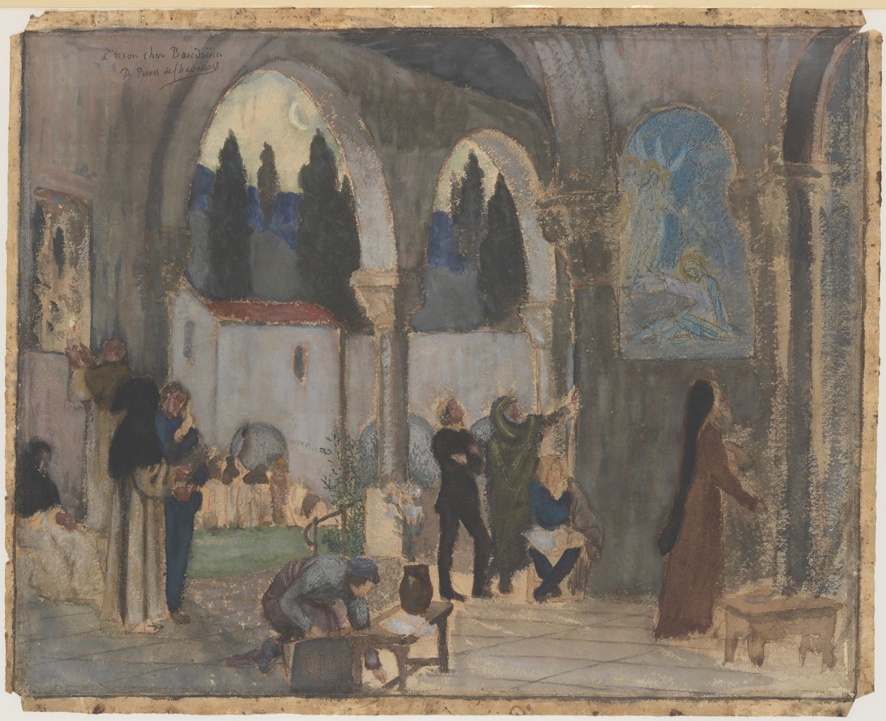 Christliche Inspiration von Pierre Puvis de Chavannes