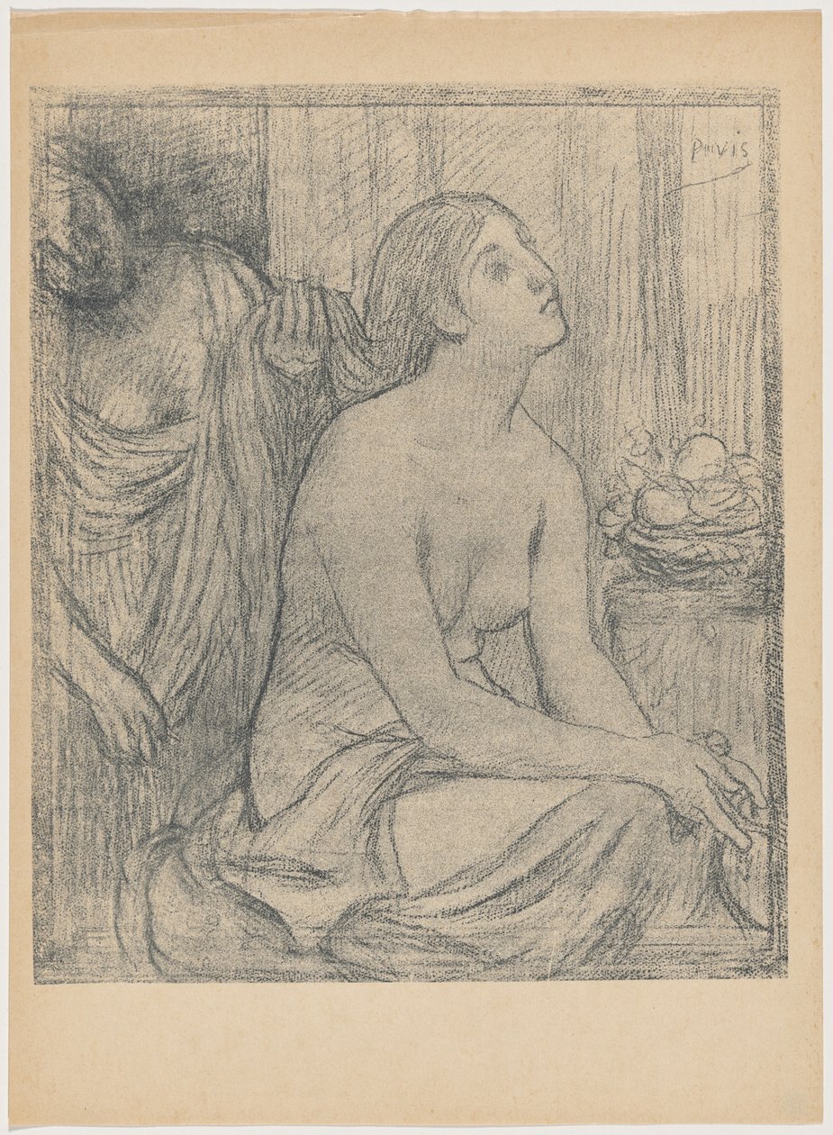 Die Toilette von Pierre Puvis de Chavannes